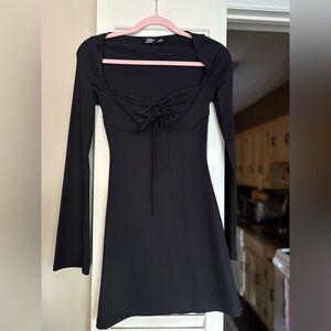 Tiger Mist Black and White Long Sleeve Dress